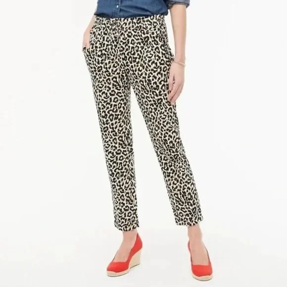 J.Crew Leopard Print Pants - Picture 3 of 3